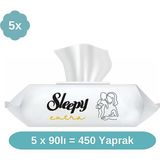 Sleepy 11 Adet Extra Islak Mendil 5X90 Adet