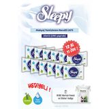 Sleepy 12 AL 11 ÖDE Makyaj Temizleme Mendili 20'li ve Rosie Bebek pamuğu