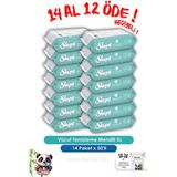 Sleepy 14 Al 12 Öde Vücut Temizleme Mendili Xl 50"li