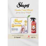 Sleepy 150 Adet Sensitive Islak Mendil, Amber Oda Kokusu Hediyeli