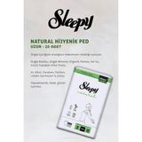 Sleepy 17 AL 15 ÖDE Natural Ultra Hassas Hijyenik Ped Uzun 20 Adet ve Disk Pamuk