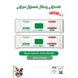 Sleepy 2 Paket 50'li Beyaz Sabunlu Mopa Uyumlu Yer Havlusu ve ROSIE