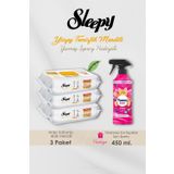 Sleepy 300 Adet Arap Sabunlu Havlu, Orkide Oda Kokusu