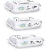 Sleepy 3X40 Yenidoğan Bio Natural Islak Mendil 90 Yaprak %99,5 Saf Su İle Hassas Temizlik
