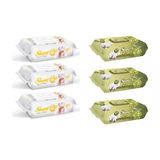 Sleepy 3x90'lı Sensitive + 3x90'lı Zeytinyağlı Islak Havlu
