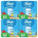 Sleepy 4-5 Numara 68 Adet Mayo Bebek Bezi