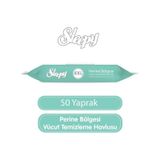 Sleepy 4Xl Perine Bölgesi Vücut Temizleme Havlusu 50 Yaprak