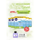 Sleepy 5 Al 4 Öde Natural Günlük Ped Normal 80'li ve Rosıe Oda Kokusu - 1