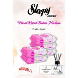 Sleepy 5 Paket, Floral 25'li Kişisel Bakım Havlusu ve Rosıe Koku - 1