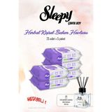 Sleepy 5 Paket, Herbal 25'li Kişisel Bakım Havlusu ve Rosıe Koku - 1