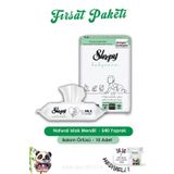Sleepy 6 Adet Natural Yenidoğan Islak Mendili 90 Adet,Bebek Örtüsü 10'lu ve ROSIE