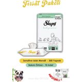Sleepy 6 Adet Sensitive Islak Bebek Mendil 50'li,Bebek Örtüsü 10'lu ve ROSIE