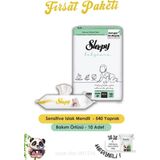 Sleepy 6 Adet Sensitive Islak Mendil 90'lı,Bebek Örtüsü 10'lu ve ROSIE