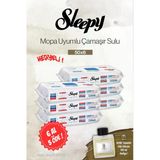 Sleepy 6 AL 5 ÖDE Çamaşır Sulu Mopa Uyumlu 50'li, Rosie Yasemin Oda Kokusu