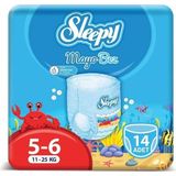Sleepy 6 Beden Xlarge Mayo Külot Bez 3lü Paket - 5 Beden (11 - 18 kg)