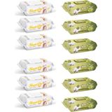Sleepy 6x90'lı Sensitive + 6x90'lı Zeytinyağlı Islak Havlu