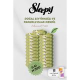 Sleepy 90' lı Zeytinyağlı Pamuklu Bebek Mendili 21 AL 19 Öde Hediyeli