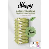 Sleepy 90' lı Zeytinyağlı Pamuklu Bebek Mendili 7 AL 6 Öde Hediyeli