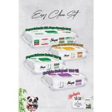 Sleepy Arap Sabun, Orkide, Beyaz Sabun ve 4 XL 50'li Beyaz Sabunlu Mop Yüzey Temizlik Havlusu Hediye Rosie