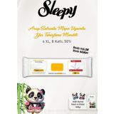 Sleepy Arap Sabunu Katkılı Mopa Uyumlu 4 XLarge Yer Temizlik Havlusu 50 Yaprak ve ROSIE Pamuk