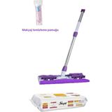 Sleepy Arap Sabunu Katkılı Mopa Uyumlu Temizlik Havlusu ve Mop Seti + Makyaj Temizleme Pamuğu