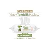 Sleepy Baby Turco Turco Doğadan Pratik Yüzey Temizlik Havlusu 100 Yaprak Yeşil Sabun/yeşil Çam (12 Li Set) 1200 Yaprak