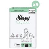 Sleepy Babycare 9x10 Adet Bebek Bakım Örtüsü