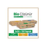 Sleepy Bio Çözünür Yüzey Temizlik Havlusu&Mendili Karma Paket 3x50 (150 Yaprak)
