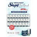 Sleepy Bio Hijyenik Ped 23 Al 20 Öde 46'lı Normal Mega Paket ve Rosıe Makyaj Pamuğu - 1