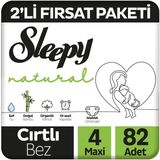 Sleepy Bio Natural 2 Li Fırsat Maxi 82X3