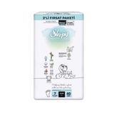 Sleepy Bio Natural 2'Li Fırsat Paketi Cırtlı Bebek Bezi 7 Numara