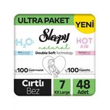 Sleepy Bio Natural 7 Numara Xx Large 48'Li Bebek Bezi