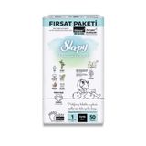 Sleepy Bio Natural Fırsat Paketi Cırtlı Bebek Bezi 1 Numara