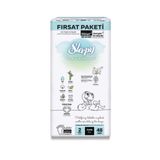 Sleepy Bio Natural Fırsat Paketi Cırtlı Bebek Bezi 2 Numara