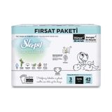 Sleepy Bio Natural Fırsat Paketi Cırtlı Bebek Bezi 3 Numara