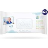 Sleepy Bio Natural Islak Havlu 960 Yaprak Bebekler İçin Uygun Dermatolojik Test Edilmiş