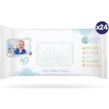 Sleepy Bio Natural Islak Temizleme Mendili 24x40 Adet 960 Yaprak Bebek Cildine Uygun Dermatolojik Onaylı