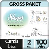 Sleepy Bio Natural No:2 Mini 100 Adet Bebek Bezi