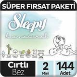 Sleepy Bio Natural No:2 Mini 144 Adet Bebek Bezi