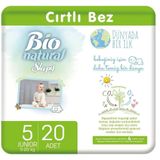Sleepy Bio Natural No:5 Junior 20 Adet Bebek Bezi