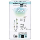 Sleepy Bio Natural No:7 XXLarge 40 Adet Bebek Bezi
