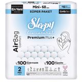 Sleepy Bio Natural Premium Plus Airbag Comfort No:2 Mini 68 Adet Bebek Bezi