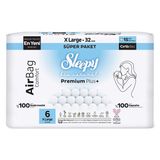 Sleepy Bio Natural Premium Plus Airbag Comfort No:6 XLarge 32 Adet Bebek Bezi