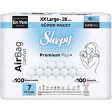 Sleepy Bio Natural Premium Plus Airbag Comfort No:7 XXLarge 28 Adet Bebek Bezi