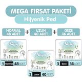 Sleepy Bio Natural Premium Plus Hijyenik Ped 124 Ped Mega Fırsat Paketi Ultra İnce Rahatlık