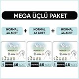Sleepy Bio Natural Premium Plus Hijyenik Ped 46 Adet Gün Boyu Konfor Sunan Mega Paket - 1
