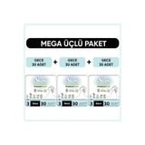 Sleepy Bio Natural Premium Plus Hijyenik Ped Mega Paket Gece 30X3 (90 Adet) 8682241217816-3