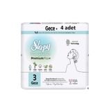 Sleepy Bio Natural Premium Plus Hijyenik Ped Mega Paket Gece 4 ADET