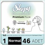 Sleepy Bio Natural Premium Plus Hijyenik Ped Mega Paket Normal 46 lı