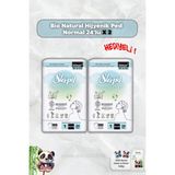 Sleepy Bio Natural Premium Plus Hijyenik Ped Normal 24'lü x 2 ve Rosie - 1